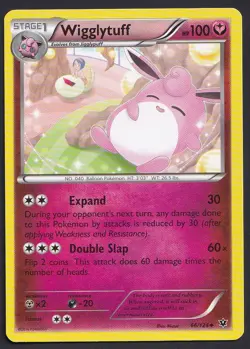 Wigglytuff 66/124 VLP / NM - XY Fates Collide Pokemon Card - $2 Combined Ship - Image 1