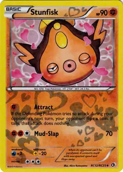 Stunfisk RC12/RC25 Legendary Treasures Pokemon Card NM - Image 1
