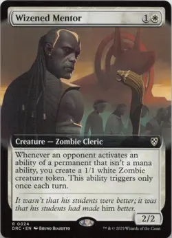 Wizened Mentor (Extended Art) R Commander: Aetherdrift 24 LP-NM - Image 1