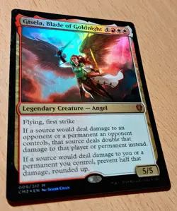 MTG Magic: # FOIL # Sela Goldnachtschwert, Gisela, Blade of Goldnight, ENGEL - Image 1