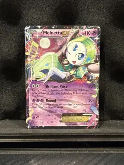 Meloetta EX Pokemon TCG Legendary Treasures RC11/RC25 DMG - Image 1