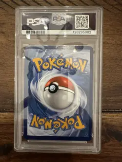 2025 POKEMON PRE EN PRISMATIC EVOLUTIONS MASTER BALL REVERSE HOLO VAPOREON PSA 8 - Image 2