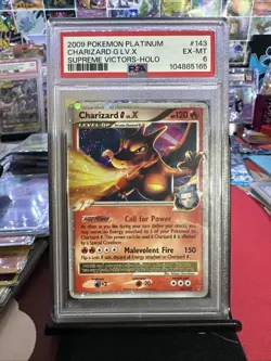 Pokemon TCG 2009 Pokemon Platinum Charizard GLVX Supreme Victors -Holo - Image 2