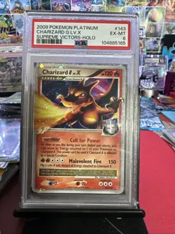 Pokemon TCG 2009 Pokemon Platinum Charizard GLVX Supreme Victors -Holo - Image 3