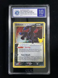 Pokemon ENG 17/17 Umbreon POP Series 5 Promo Celebrations Classic CCIC 10 yo8 - Image 1