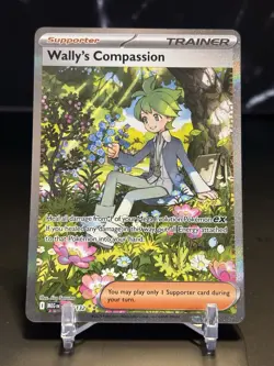 Wally's Compassion Full Art SIR 186/132 Mega Evolution POKEMON NEAR MINT - Image 1