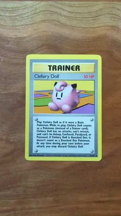Clefairy Doll 070/102 Base Set Regular Rare Pokemon TCG LP Vintage - Image 2