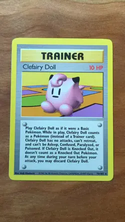 Clefairy Doll 070/102 Base Set Regular Rare Pokemon TCG LP Vintage - Image 3