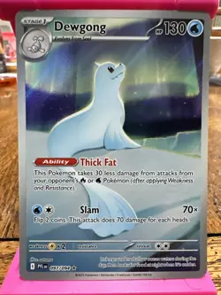 Pokemon Dewgong 097/094 IR Phantasmal Flames PFL Mega Evolution NM - Image 1