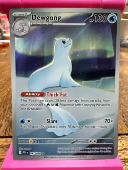 Pokemon Dewgong 097/094 IR Phantasmal Flames PFL Mega Evolution NM - Image 3