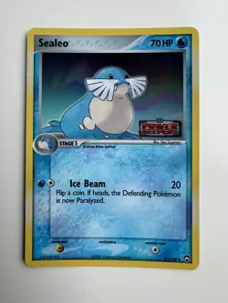 Pokemon TCG Sealeo EX Power Keepers 37/108 Reverse Holo Uncommon LP - Image 1