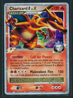 Charizard DP45 Black Star Promo Holo Pokemon 2009 Diamond & Pearl MP/LP - Image 1