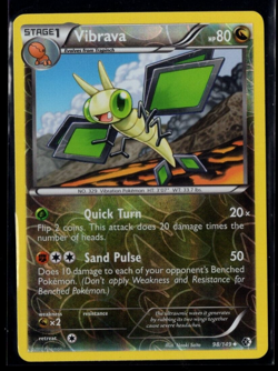 Vibravva 98/149 Reverse Holo Uncommon Boundaries Crossed Pokemon TCG Near Mint - Image 1
