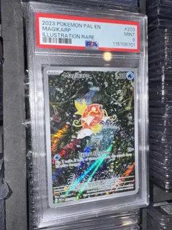 Pokemon Magikarp Illustration Rare Paldea Evolved Holo PSA 9 Most Likely A Ten - Image 1