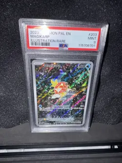 Pokemon Magikarp Illustration Rare Paldea Evolved Holo PSA 9 Most Likely A Ten - Image 2