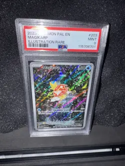Pokemon Magikarp Illustration Rare Paldea Evolved Holo PSA 9 Most Likely A Ten - Image 4