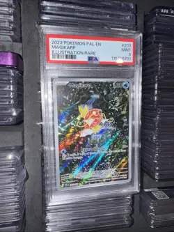 Pokemon Magikarp Illustration Rare Paldea Evolved Holo PSA 9 Most Likely A Ten - Image 5