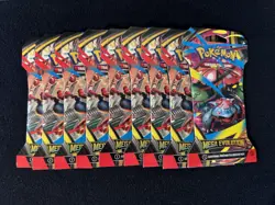 Pokemon TCG Mega Evolution Sleeved Booster Pack Lot (8 Sleeved Booster Packs) - Image 1