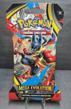 Pokemon TCG Mega Evolution Sleeved Booster Pack Lot (8 Sleeved Booster Packs) - Image 3