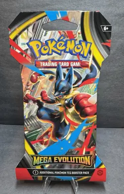Pokemon TCG Mega Evolution Sleeved Booster Pack Lot (8 Sleeved Booster Packs) - Image 4