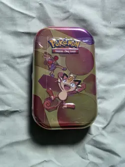 FACTORY SEALED Pokemon TCG Scarlet & Violet 151 Mini Tin - Meowth - Image 1
