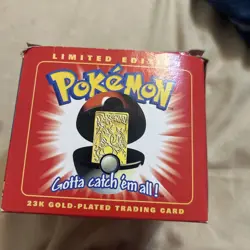 Pokemon 23kt Gold-plated Card Burger King Red Box Charizard Sealed Inside - Image 2