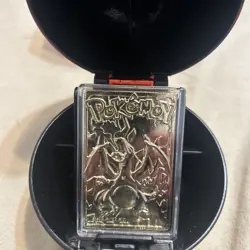 Pokemon 23kt Gold-plated Card Burger King Red Box Charizard Sealed Inside - Image 5