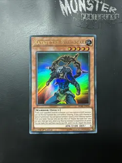 YUGIOH HAYATE THE EARTH STAR ULTRA RARE BLRR-EN036 1ST EDITION - Image 1