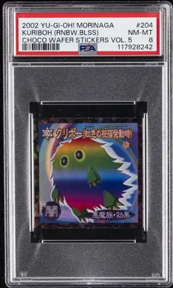 2002 YU-GI-OH! #204 KURIBOH(RAINBOW BLESSING) PSA 8 - Image 1