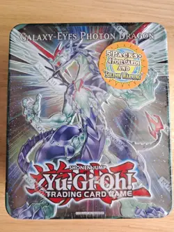 Yu-Gi-Oh 5D'S 2011 Galaxy Eyes Photon Dragon Factory Sealed Tin - Image 1