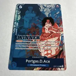 Portgas.D.Ace (Winner Pack 2024 Oct.-Dec.) OP07-053 One Piece Promotion Cards - Image 1