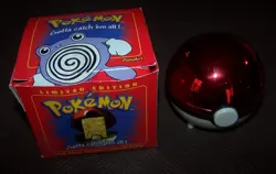 POKEMON 23k GOLD PLATED COLLECTORS CARD 61 POLIWHIRL IN BOX & CERTIFICATE 1999 - Image 1