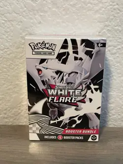 Pokemon WHITE FLARE Booster Bundle Box New Factory Sealed Cards 6 Packs TCG - Image 1