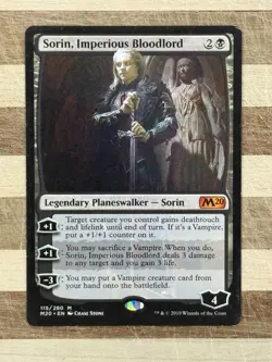 MTG Innistrad Remastered Sorin, Imperious Bloodlord Card 115/280 - Image 1