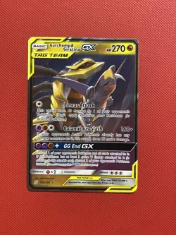 Garchomp & Giratina GX 146/236 Sm-Unified Minds Holo Pokemon Card TCG - Image 1