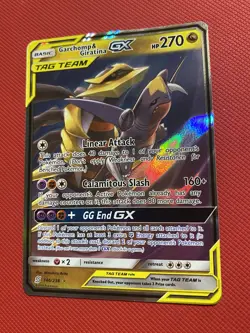Garchomp & Giratina GX 146/236 Sm-Unified Minds Holo Pokemon Card TCG - Image 5