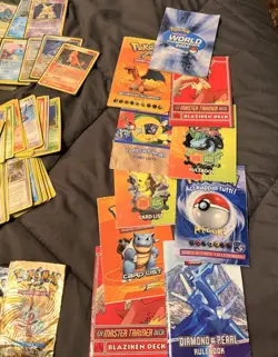 Pokemon TCG Vintage Lot WOTC/E-Series/EX Era Cards, Empty Pack Sleeves And Books - Image 4