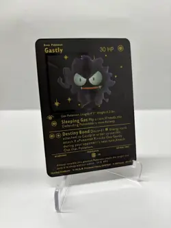 Gastly 30HP Metal Pokemon Card-Collectible Gift Display - Image 1