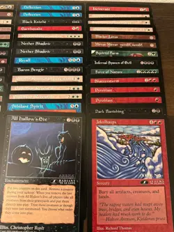 MTG (Magic the Gathering)-6x9 Promo Card Huge Lot (88 Cards)-Near Complete Set - Image 2