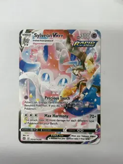 SylveonVMAX HP310 Metal Pokemon Card-Collectible Gift Artwork - Image 4