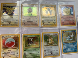 LOT OF 9 _Vintage_ Pokemon Cards _ All Holos & Rare_ Base , Jungle & Fossil _ NM - Image 3