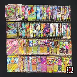 Bulk Lot of 100 V ex VMAX VSTAR NM-LP No duplicates Japanese Pokemon Card R488 - Image 1