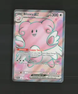 Blissey ex 201/167 Twilight Masquerade Full Art Ultra Rare Holo Pokemon Card NM - Image 1