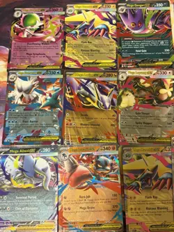 Pokemon TCG - 30 Card English Lot - Mega ex, ex - phantasmal flames, mega evo - Image 2