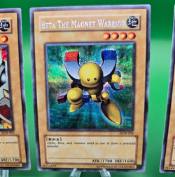 Yu-Gi-Oh Duelists of the Roses 3 Card Set - Alpha, Beta, Gamma Magnet Warrior - Image 3