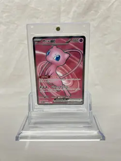 Pokemon Mew EX TCG Full Art Ultra Rare Holo Card 193/165 Scarlet & Violet 151 - Image 1