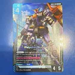 Bandai Gundam Psycho Gundam MRX-009 GD02-001 Unit LR Breach 3 Card - Image 2