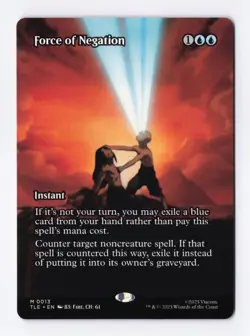 Force of Negation (Borderless) MTG Avatar: The Last Airbender: Eternal Legal TLE - Image 1