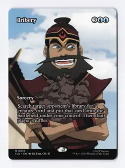 Bribery (Borderless) 10 (M) MTG Avatar: The Last Airbender: Eternal Legal (TLE) - Image 1
