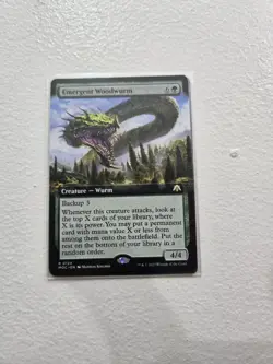 Emergent Woodwurm (Extended Art) Commander: March of the Machine Regular - Image 1